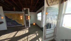 Screenshot of virtual exhibit for japanese community voices at Crystal Cove